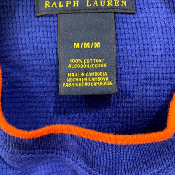 Polo Ralph Lauren Men's Waffle-Knit Thermal Top - Picture 7 of 8